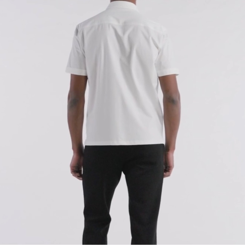 Bugatchi Peter Solid Ooohcotton Short-Sleeve Shir… - image 3